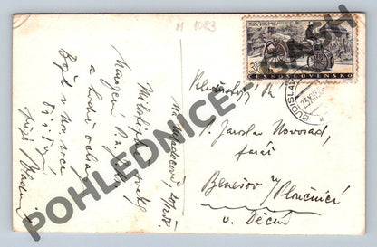 Pohlednice Betlém 1935 použité ČSR (M1083)