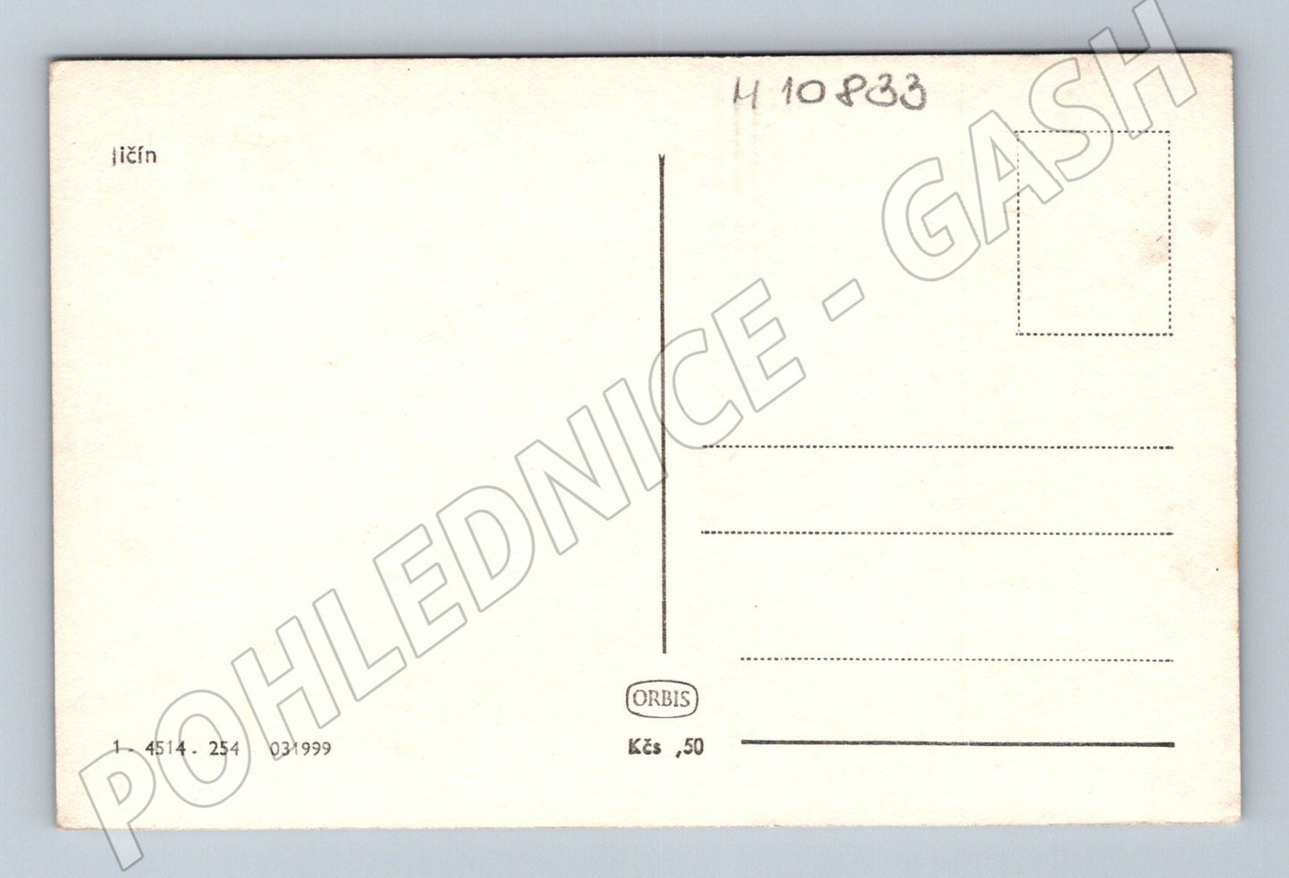 Pohlednice Jičín - historické malé náměstí (M10833)