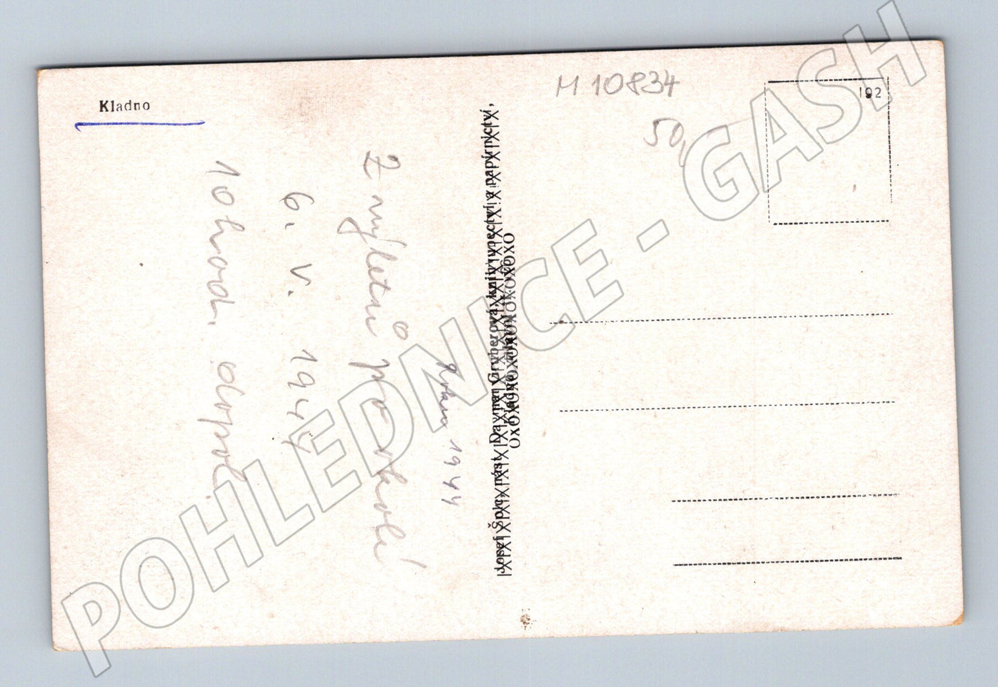 Pohlednice Kladno – Železárny 1944 (M10834)