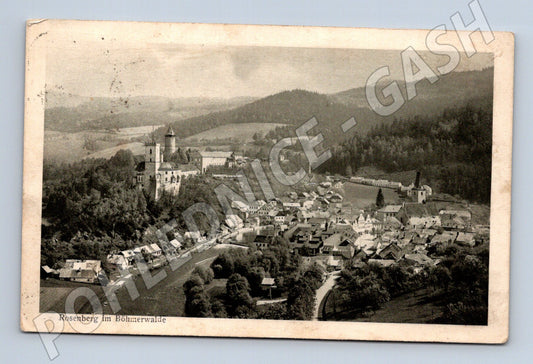Pohlednice Rožmberk nad Vltavou - hrad, Šumava (M10840)