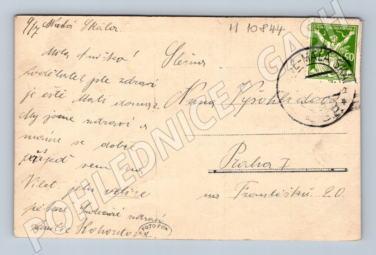Pohlednice Suché skály u Malé Skály (M10844)