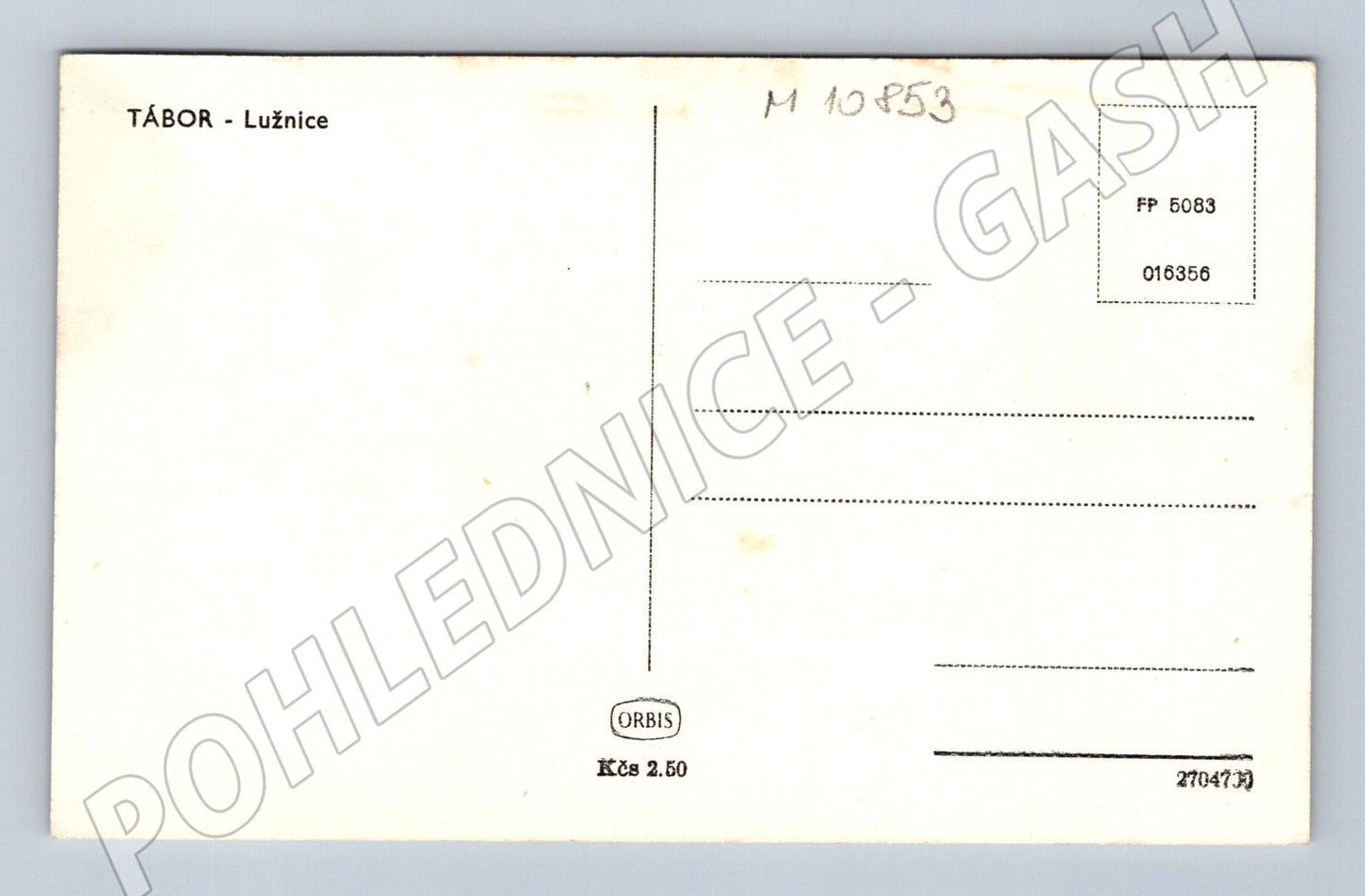 Pohlednice Tábor - Lužnice, historická (M10853)