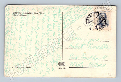 Pohlednice Beskydy Letovisko Bystřička (M10855)