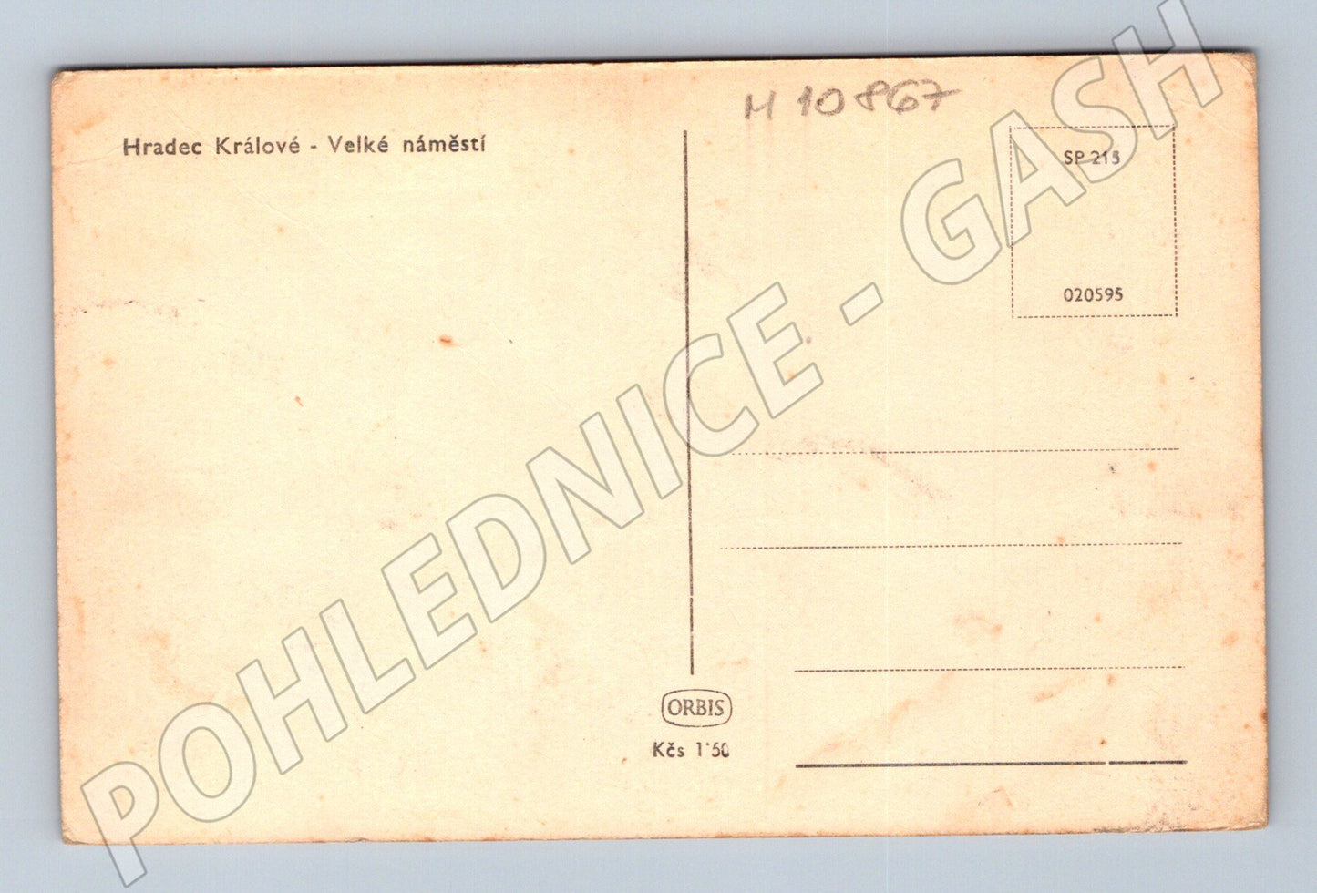 Pohlednice Hradec Králové - Velké náměstí (M10867)
