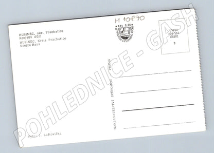 Pohlednice Husinec Krejzův dům (M10870)