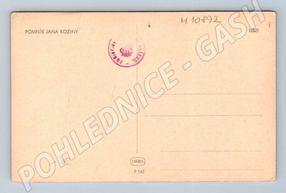 Pohlednice pomník Jana Koziny (M10872)