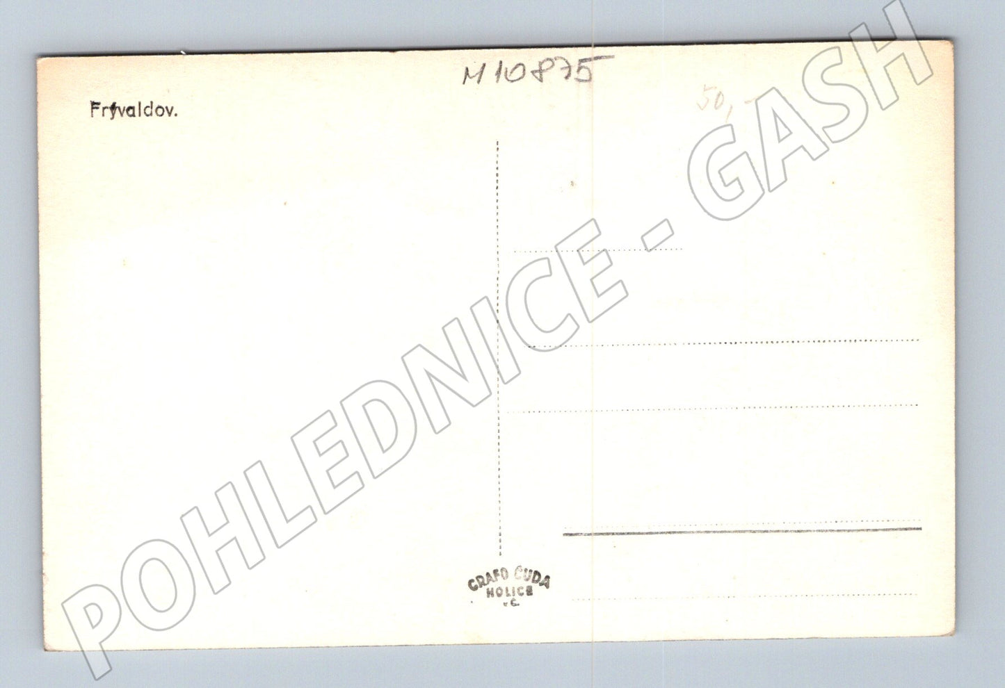 Pohlednice Fryvaldov Jeseník historická (M10875)
