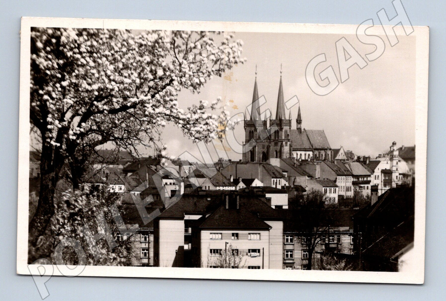Pohlednice Chrudim – kostel, město (M10880)