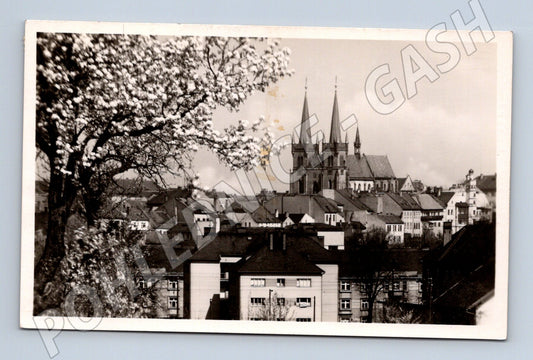 Pohlednice Chrudim – kostel, město (M10880)