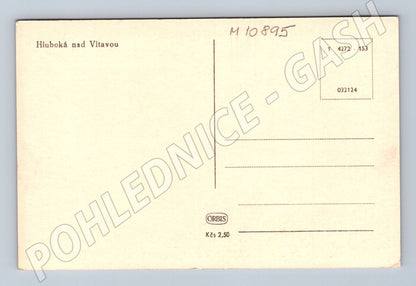 Pohlednice Hluboká nad Vltavou – zámek (M10895)