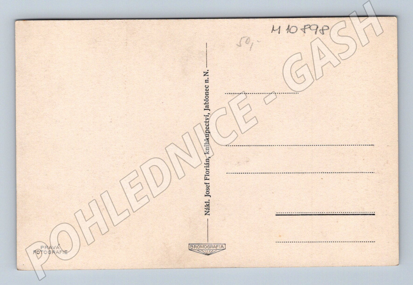 Pohlednice Jablonec nad Nisou - historická do 1950 (M10898)