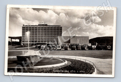 Pohlednice Zlín - Společenský dům, kino a hotel (M10926)