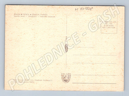 Pohlednice Pozdrav z Prahy - noční pohlednice (M10928)