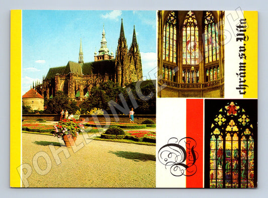 Pohlednice Chrám sv. Víta, Praha - více pohledů (M10931)
