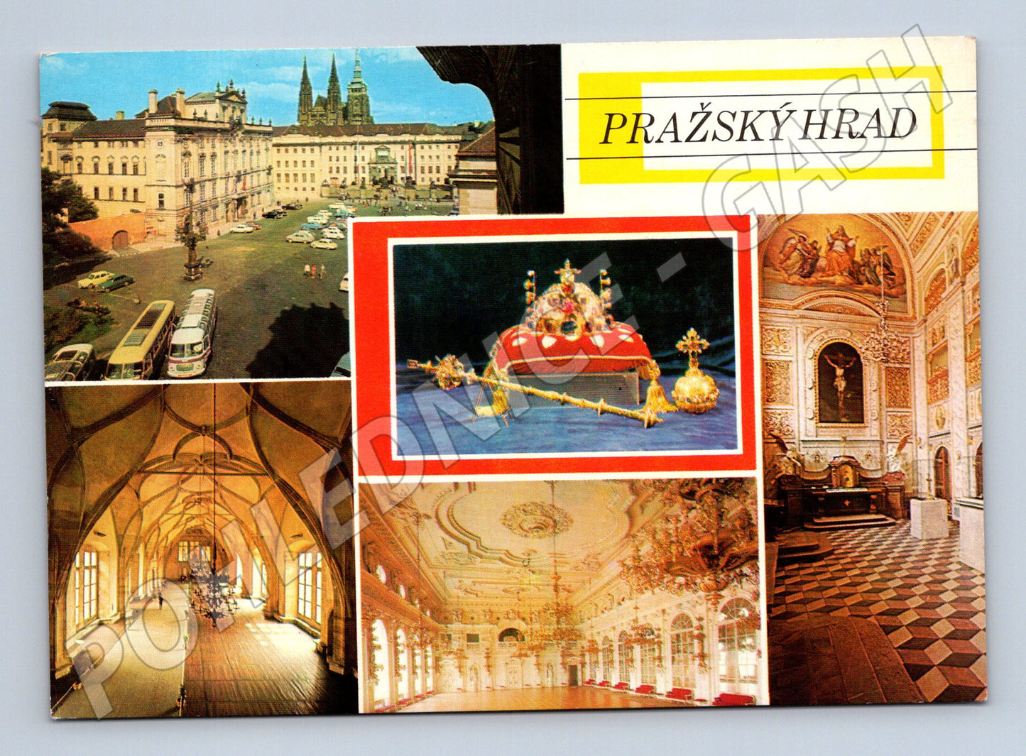 Pohlednice Pražský hrad – interiéry a korunovační klenoty (M10933)