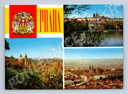 Pohlednice Praha – panoráma, Orbis (M10934)