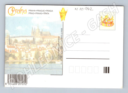 Pohlednice Praha – panoráma, více záběrů (M10942)