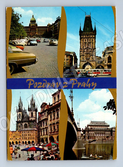 Pohlednice Praha – koláž památek (M10943)