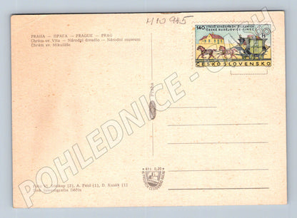 Pohlednice Pozdrav z Prahy – historická pohlednice (M10945)