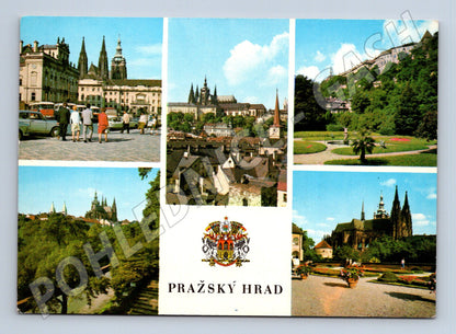 Pohlednice Pražský hrad – vícezáběrová barevná (M10946)