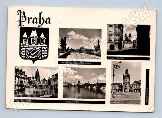 Pohlednice Staropražská Praha - známé pamětihodnosti (M10948)