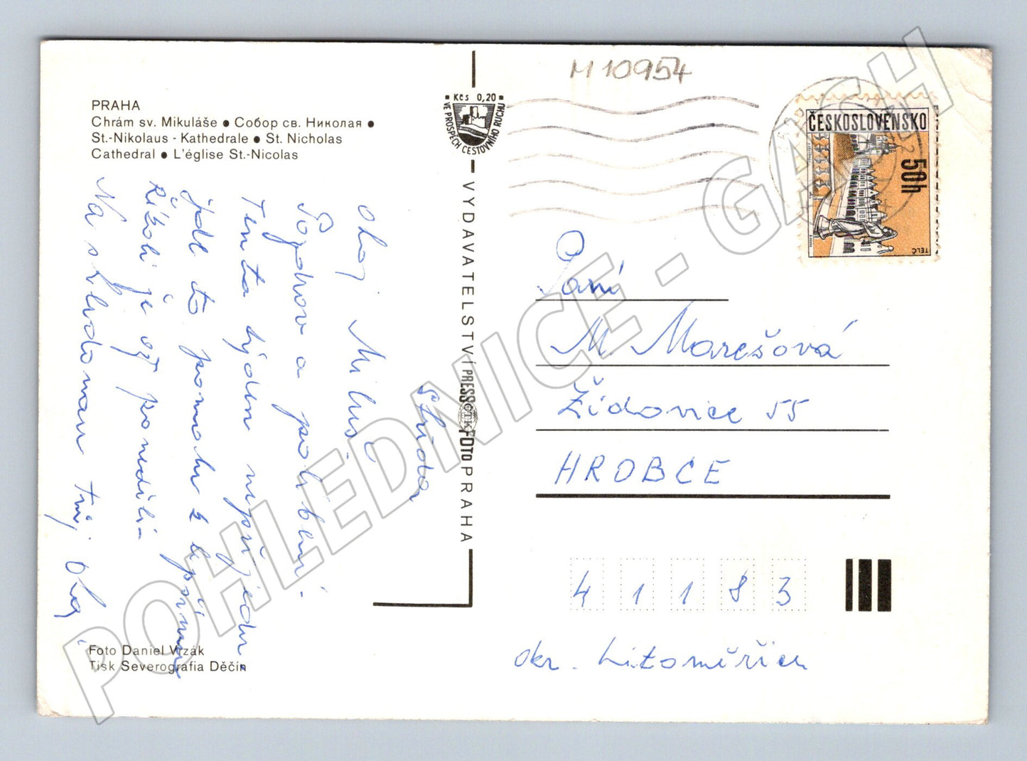 Pohlednice Chrám sv. Mikuláše, Malá Strana (M10954)