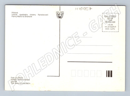 Pohlednice Praha – Interiér Strahovského kláštera (M10957)