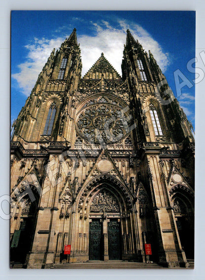 Pohlednice Praha – Katedrála sv. Víta, detail průčelí (M10963)