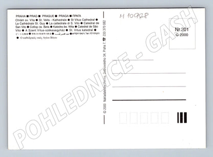 Pohlednice Katedrála sv. Víta Praha – noční pohled (M10968)