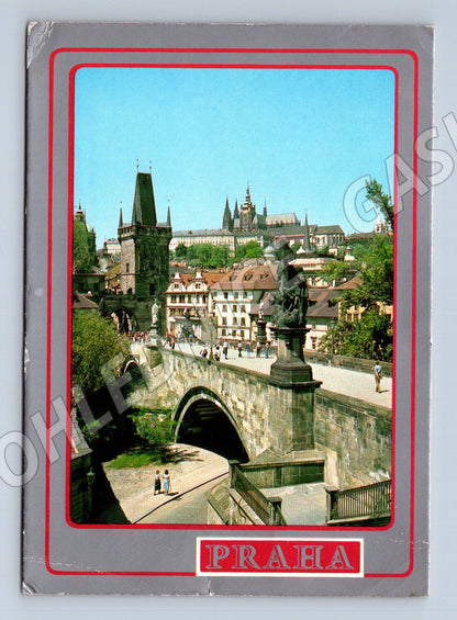 Pohlednice Praha Karlův most a Hradčany (M10972)