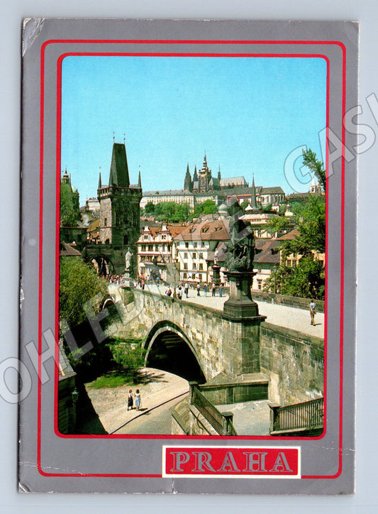 Pohlednice Praha Karlův most a Hradčany (M10972)