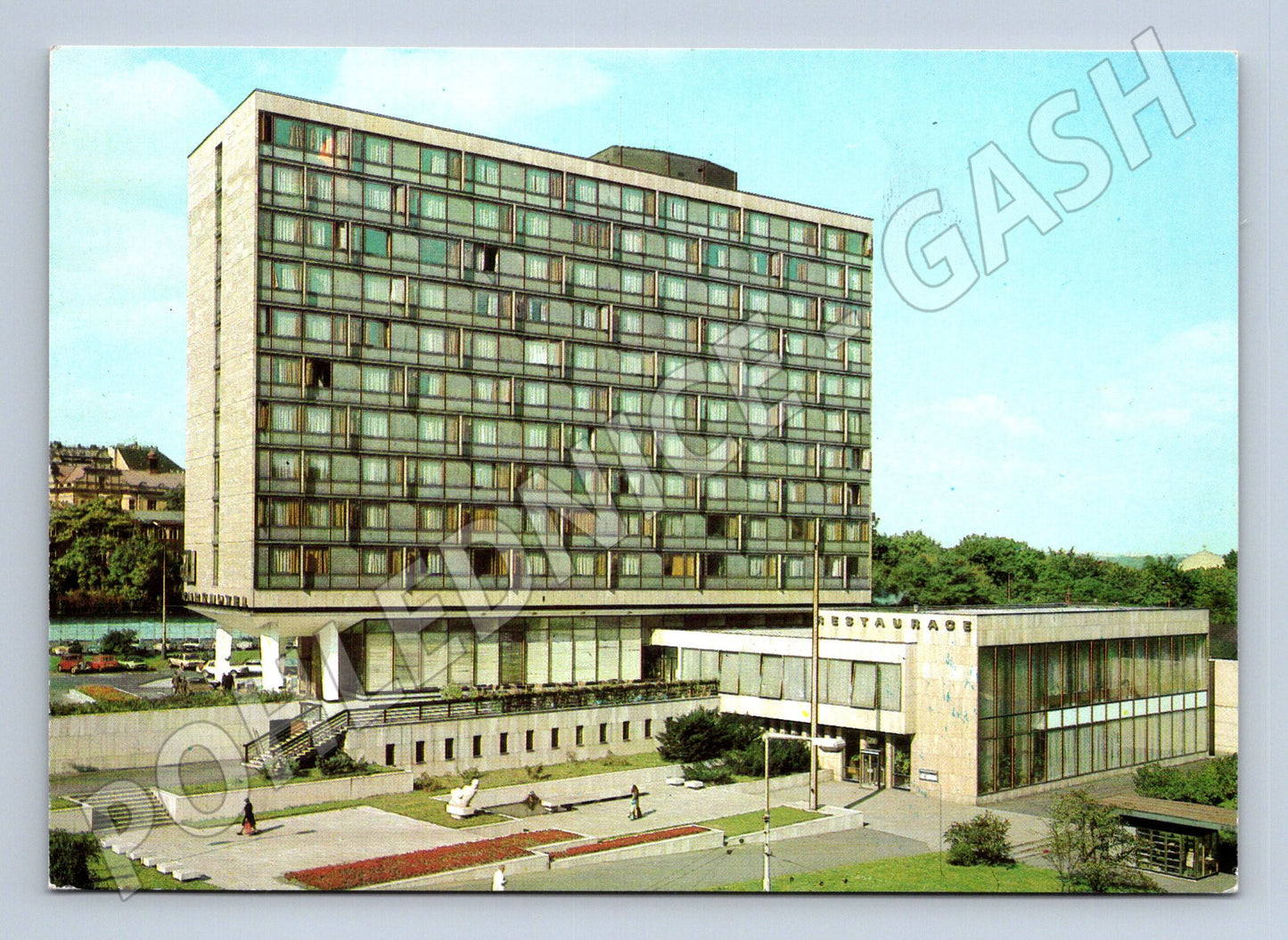 Pohlednice Praha Park Hotel – modernistická architektura (M10977)