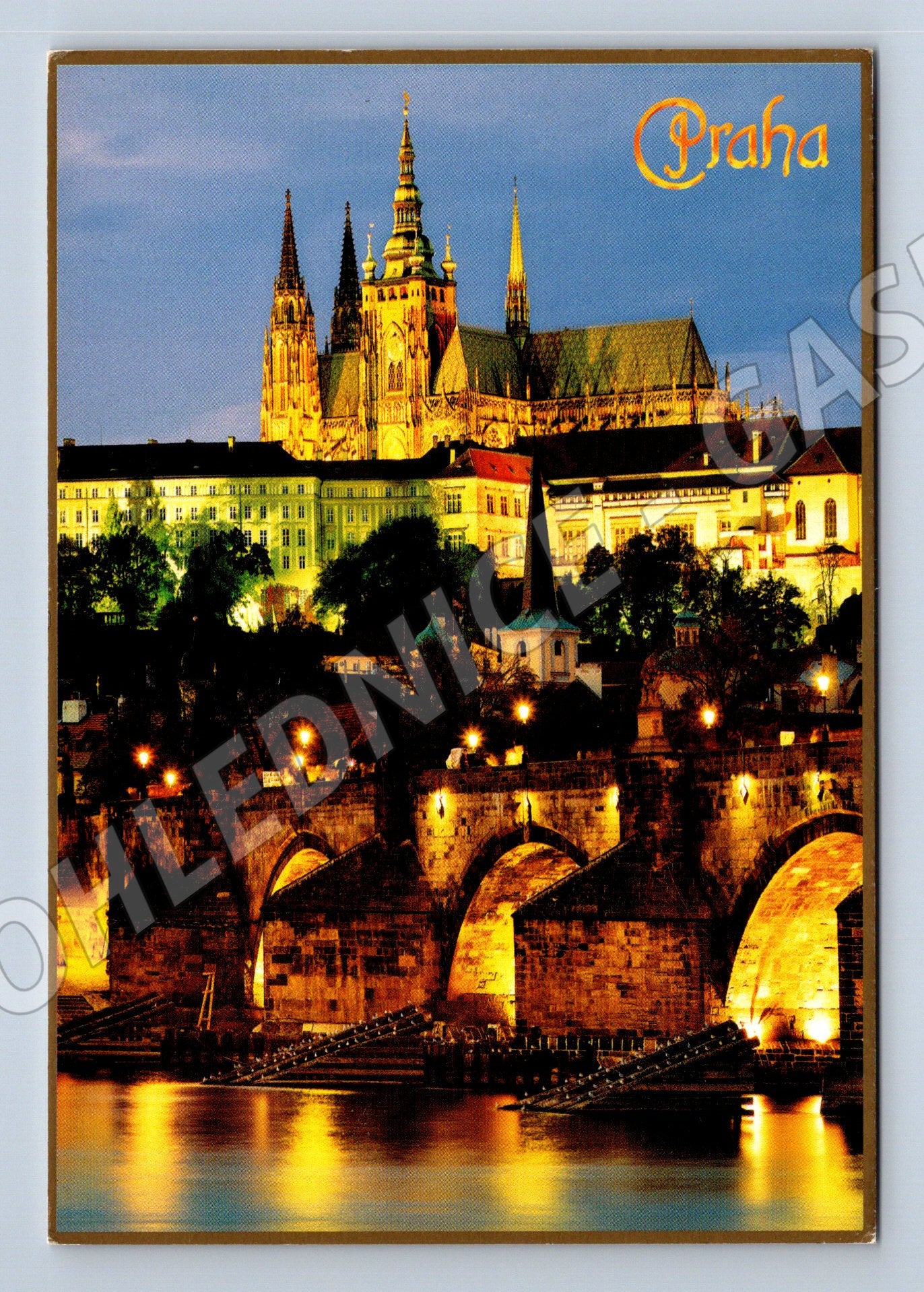 Pohlednice Praha – Pražský hrad a Karlův most (M10987)