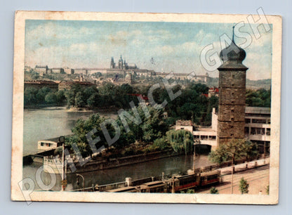 Pohlednice Praha - Mánes, Hradčany, vodárenská věž (M11008)
