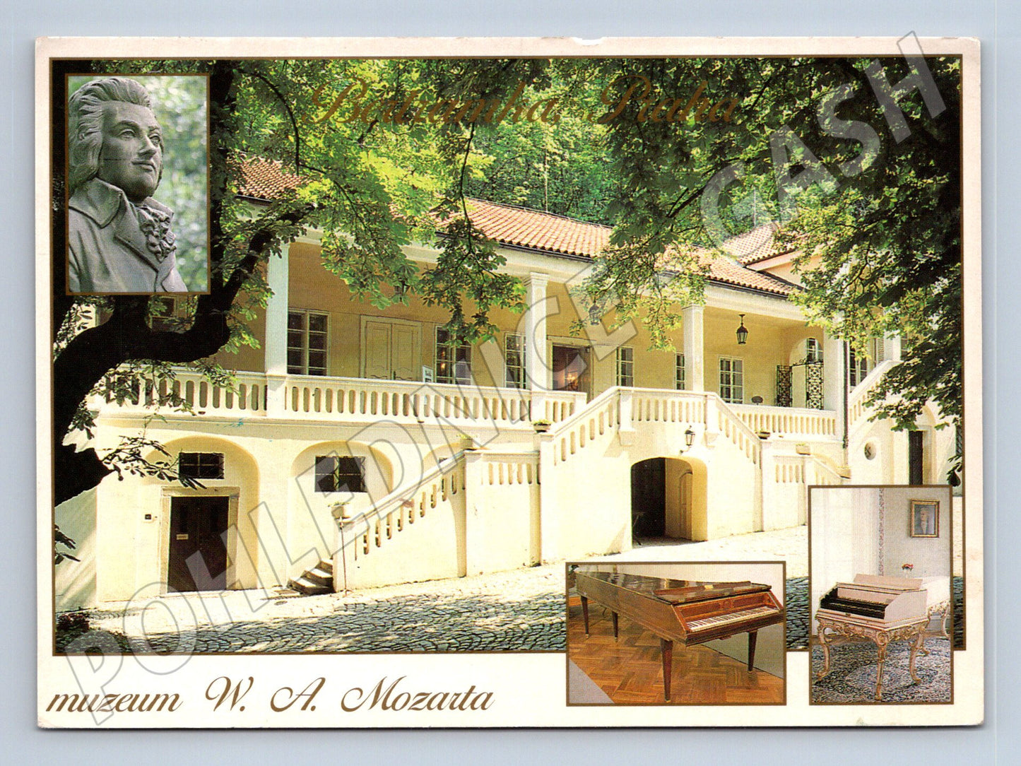Pohlednice Praha - muzeum W. A. Mozarta Bertramka (M11017)