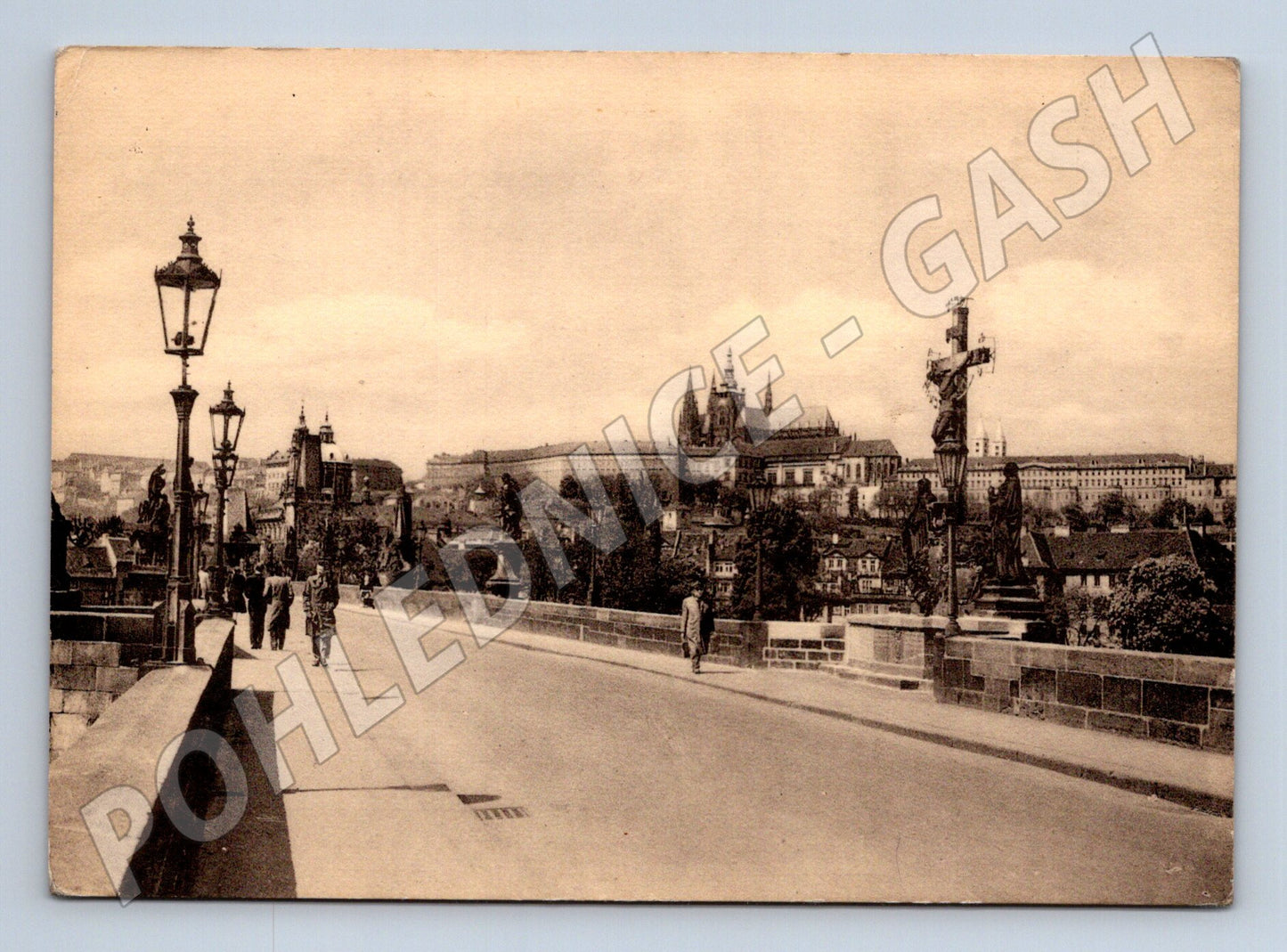 Pohlednice Praha - Karlův most a Pražský hrad (M11024)