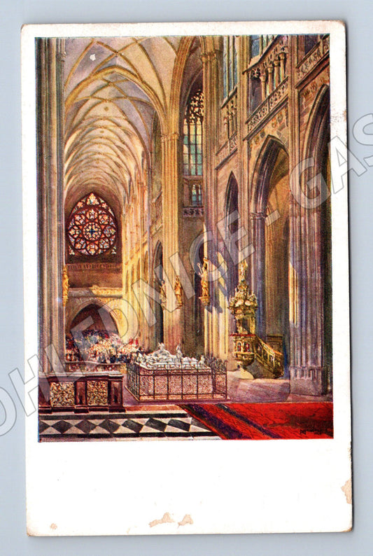Pohlednice Katedrála sv. Víta v Praze – interiér, presbytář (M11030)