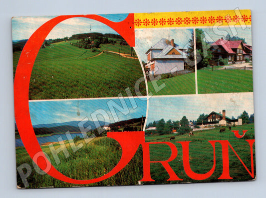 Pohlednice Beskydy – Gruň, stará horská krajina (M11033)