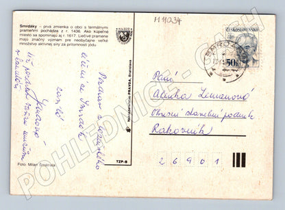 Pohlednice Smrdáky – slovenské lázně (M11034)