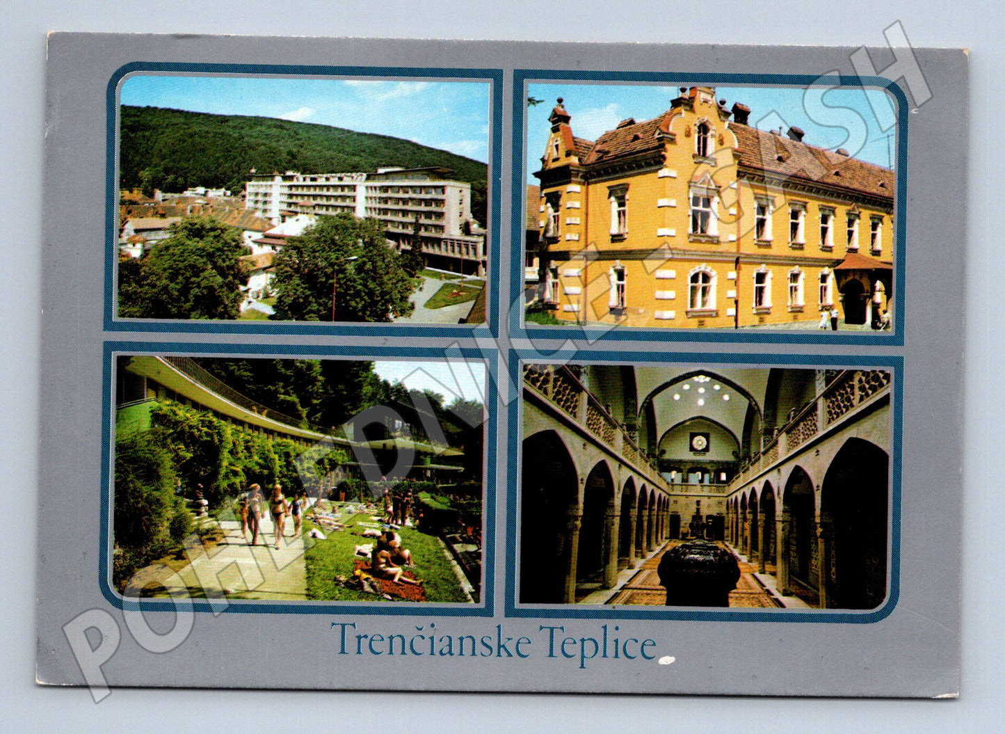 Pohlednice Trenčianske Teplice – lázeňská, více záběrů (M11037)