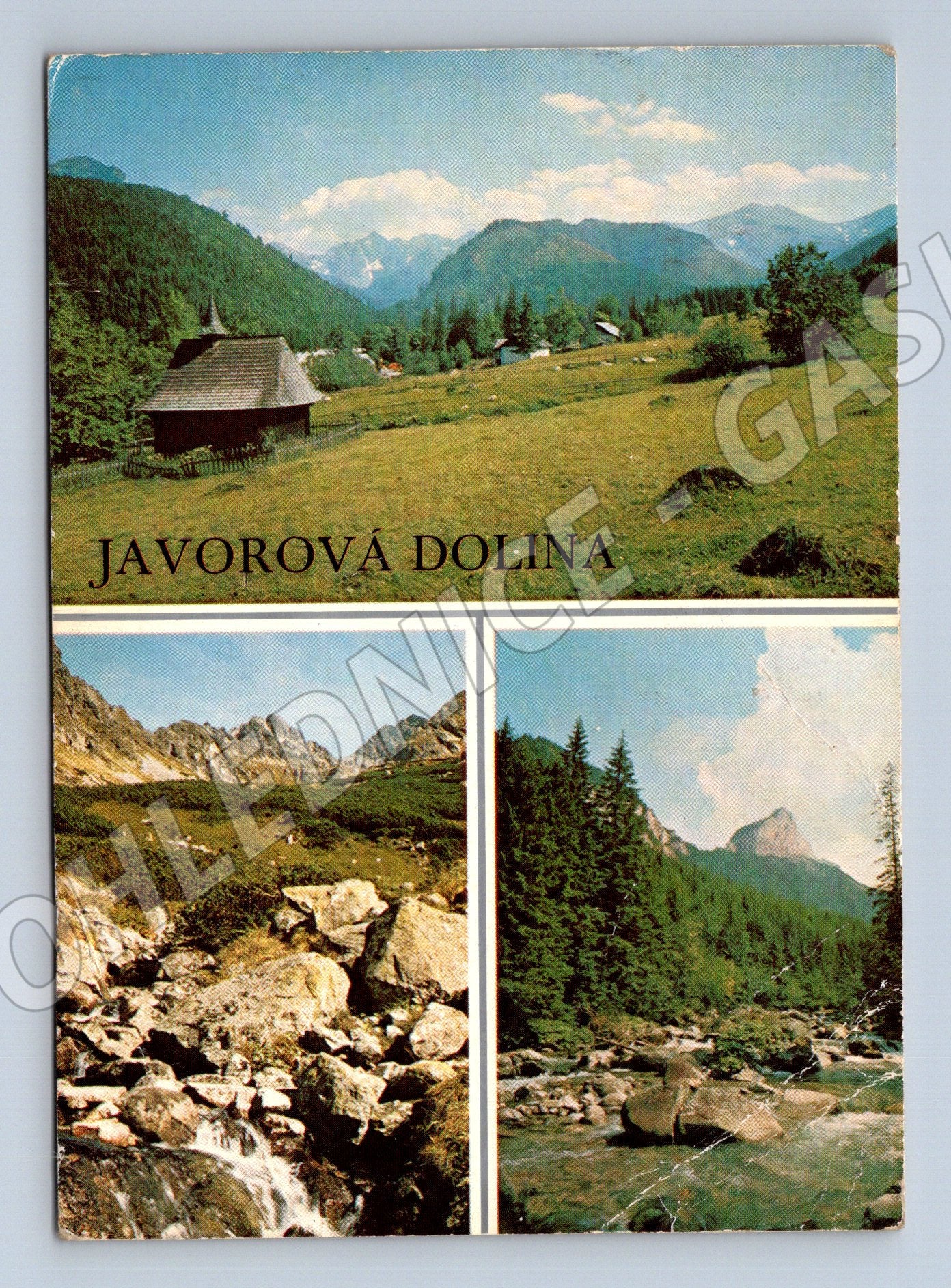 Pohlednice Vysoké Tatry Javorová dolina (M11038)