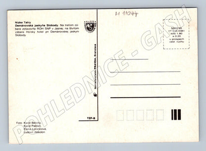 Pohlednice Demänovské jaskyne – Nízké Tatry (M11044)