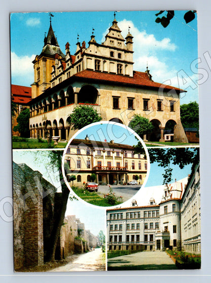 Pohlednice Levoča Radnice - Gymnázium a Hradby (M11052)