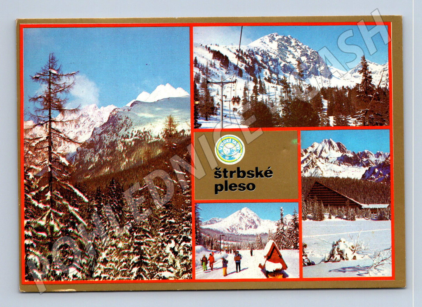 Pohlednice Vysoké Tatry – Štrbské pleso, zimní motiv (M11053)