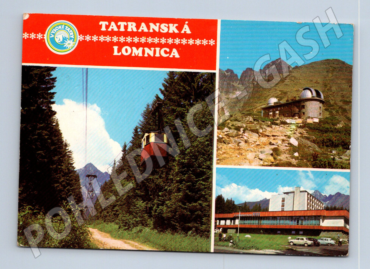 Pohlednice Tatranská Lomnica – lanovka na Skalnaté pleso (M11054)