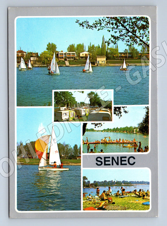 Pohlednice Senec - Slnečná jazerá, plachetnice (M11060)