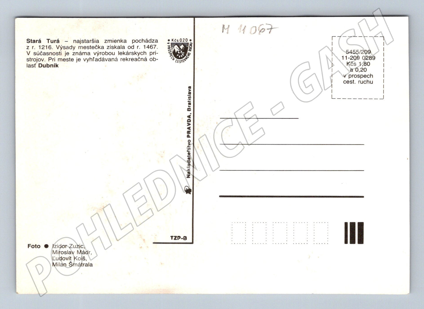 Pohlednice Stará Turá – Dubník, více záběrů (M11067)