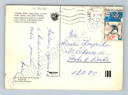 Pohlednice Vysoké Tatry 1978 - originál (M11074)