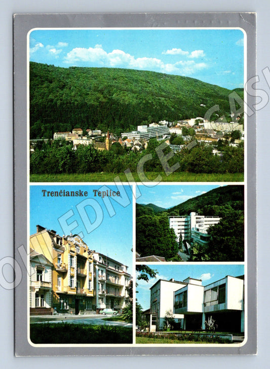 Pohlednice Trenčianske Teplice – léčebné domy (M11078)