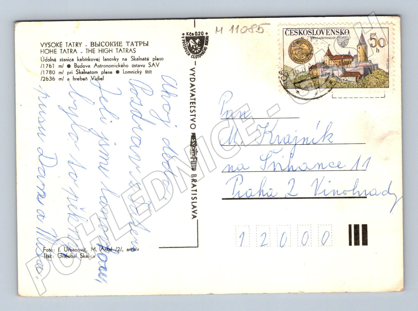 Pohlednice Tatranská Lomnica – Lomnický štít (M11085)